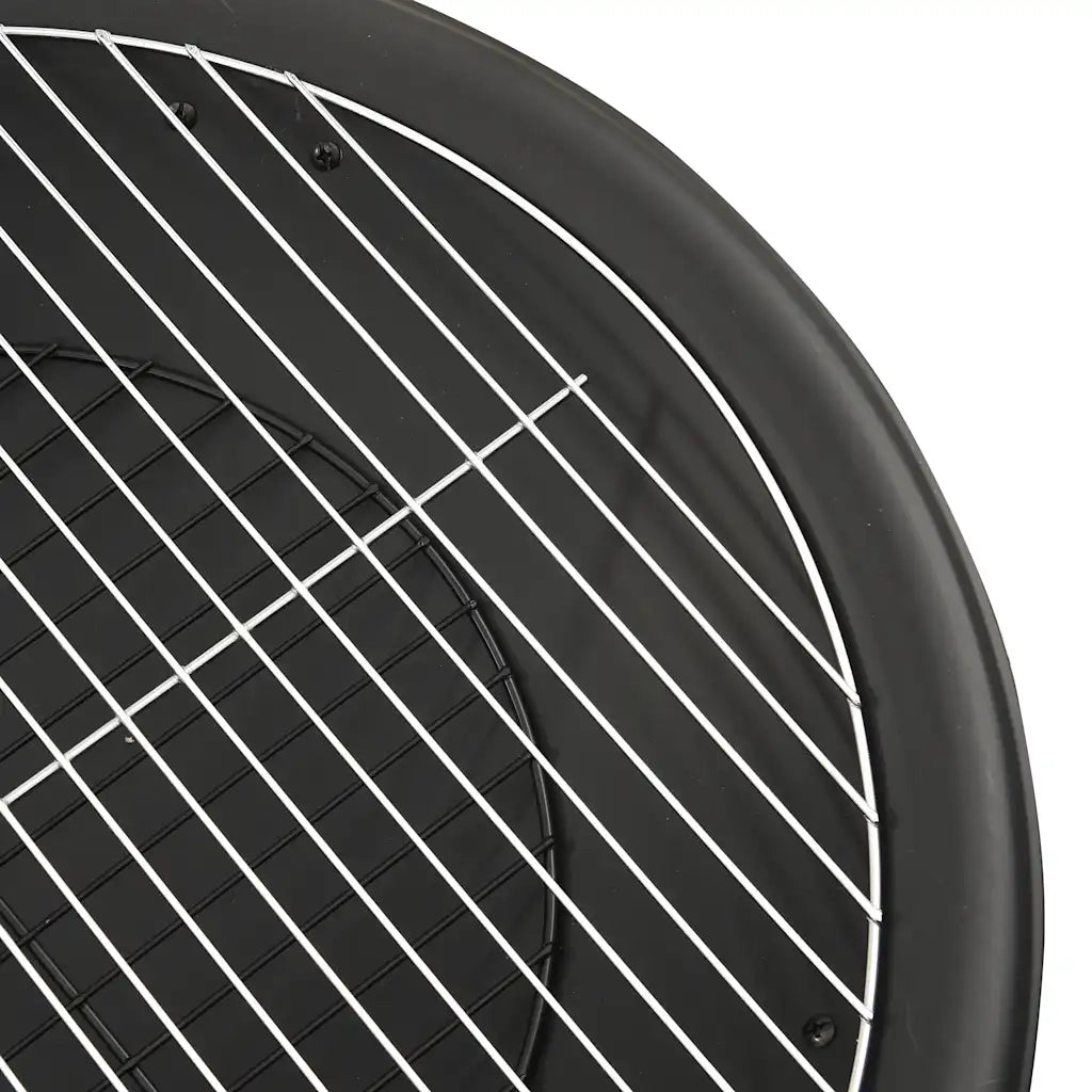 Braciere e Barbecue 2 in 1 con Attizzatoio 56x56x49 cm Acciaio CFW6624601