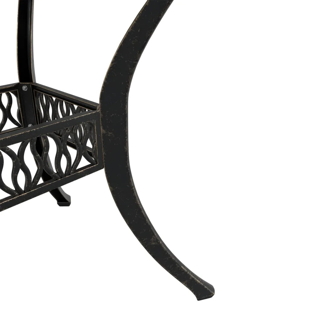 Set da BistrÃ² 3 pz Bronzo in Alluminio Pressofuso