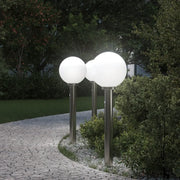 Lampioni a dissuasore con sensore 3 pz 80 cm Acciaio Inox IP44 4006100