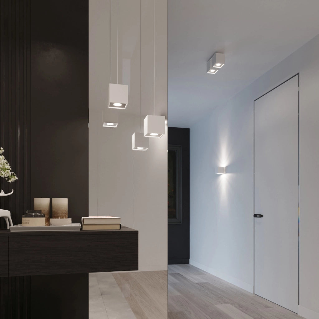 Applique TETRIS 1 bianca alluminio Pure Lume G9 1 luce