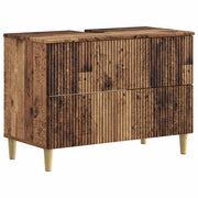 Armadio per Lavabo da Bagno ARNHEM Legno antico 82 x 41 x 59 cm 896583