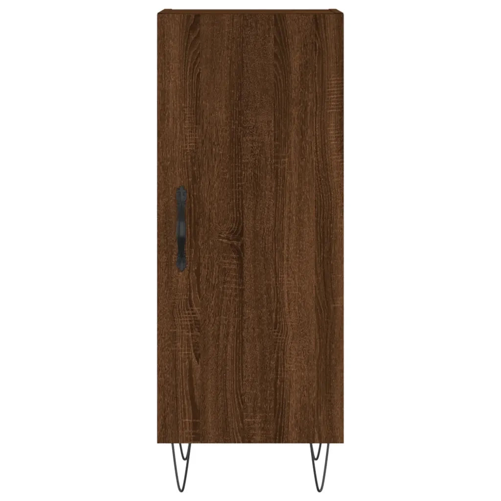 Credenza | Madia | Buffet da pranzo | Armadio da pranzo Rovere Marrone 34,5x34x90 cm in Legno Multistrato