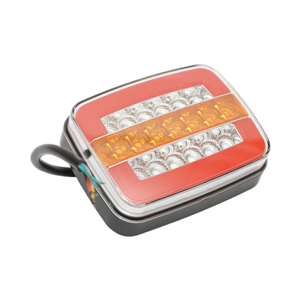 Luce freno posteriore rettangolare LED 12V/24V universale 125x95x35mm Breckner Germany