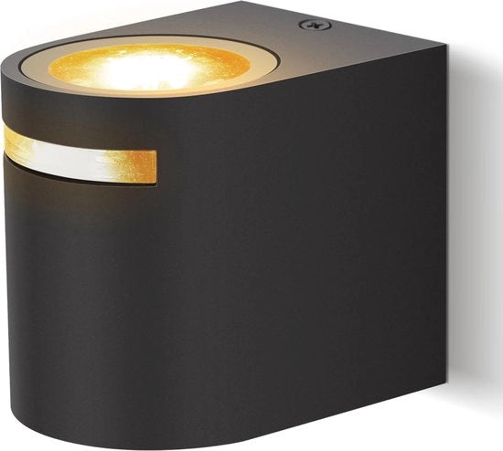 Lampada di Parete per Esterno GU10 in Alluminio - Resistente all'Acqua e Design Moderno per Giardino, Terrazza e Patio