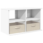Supporto TV | Armadietto TV | Mobile Porta TV con cassetto Bianco 79 x 40 x 48 cm