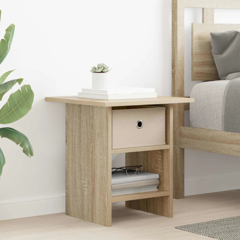 Comodino 2 pcs Rovere Sonoma 41 x 40 x 45 cm Legno multistrato