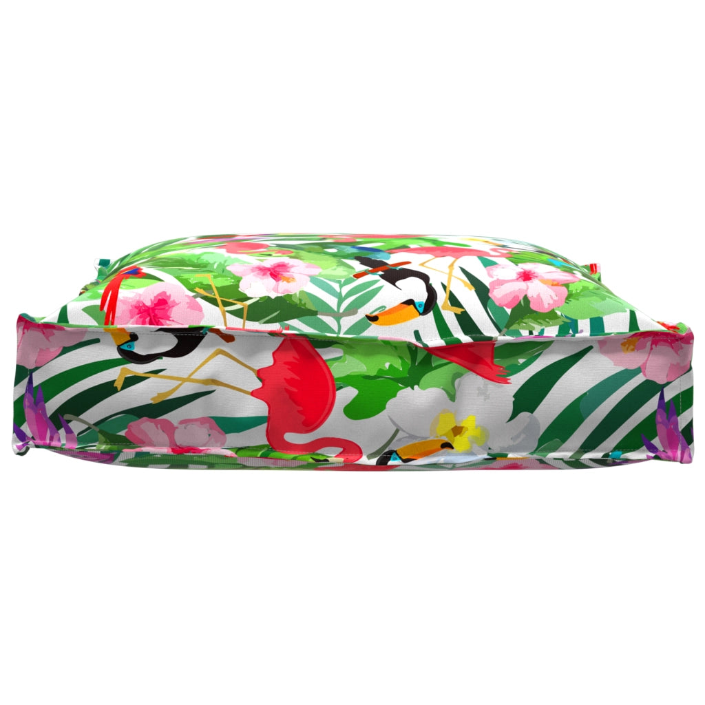 Cuscino per Panca  Giungla Tropicale 70x70x12 cm Tessuto Oxford