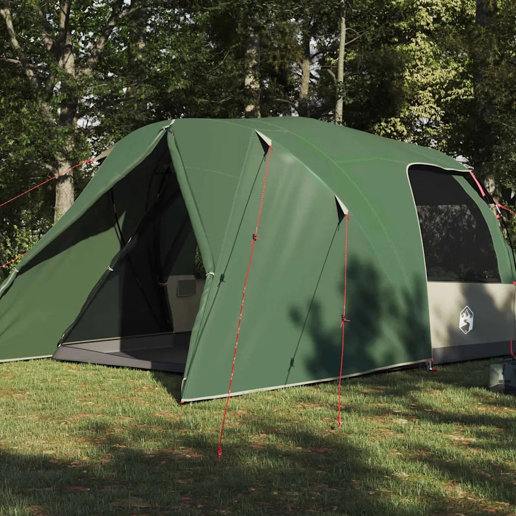 Tenda a cupola per 4 persone con tetto-Tenda da campeggio Verde 455 x 252 x 178 cm