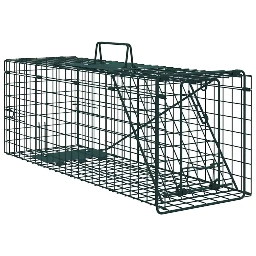 Trappola per animali Verde 61 x 20 x 21,5 cm Acciaio