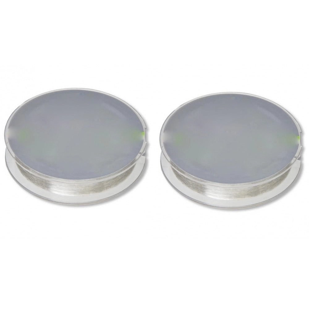 Trade Shop - Set 2 Rotoli Rotolo Lenza 0.40mm 15.5kg 100mt Ciascuno Pesca Altissima Resistenza -