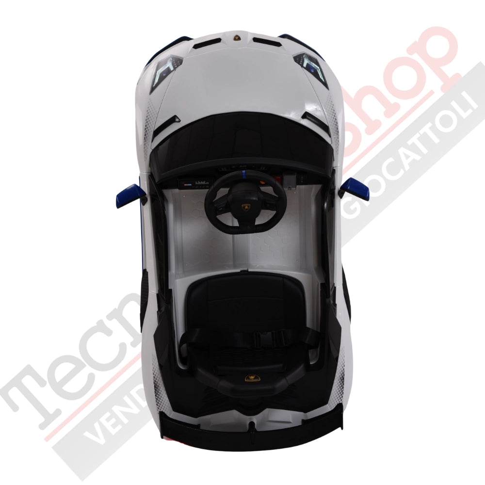 Tecnobike Shop - Auto Elettrica Per Bambini Lamborghini Svj Small 12V-Bianco