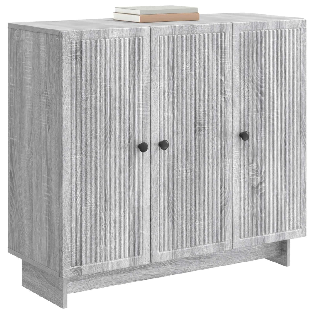 Credenza Grigio Sonoma 89 x 34,5 x 80 cm Legno ingegnerizzato