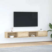 Mobili TV 2 pz Rovere Sonoma 100x31x25,5cm in Legno Multistrato