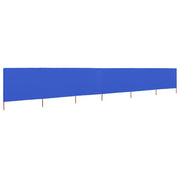 Paravento a 6 Pannelli in Tessuto 800x120 cm Azzurro CFW1967206