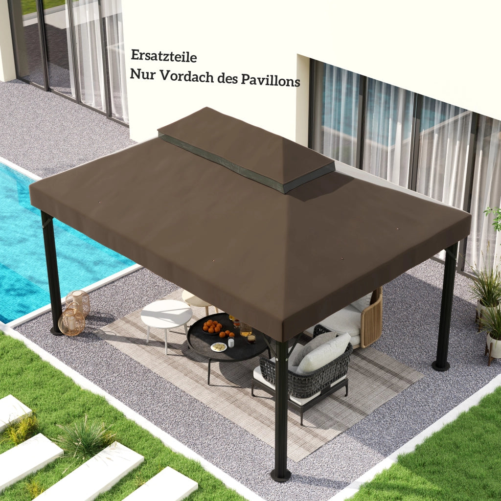 Tenda da giardino ¨C Zephmum ¨C Grigio 300x400 cm