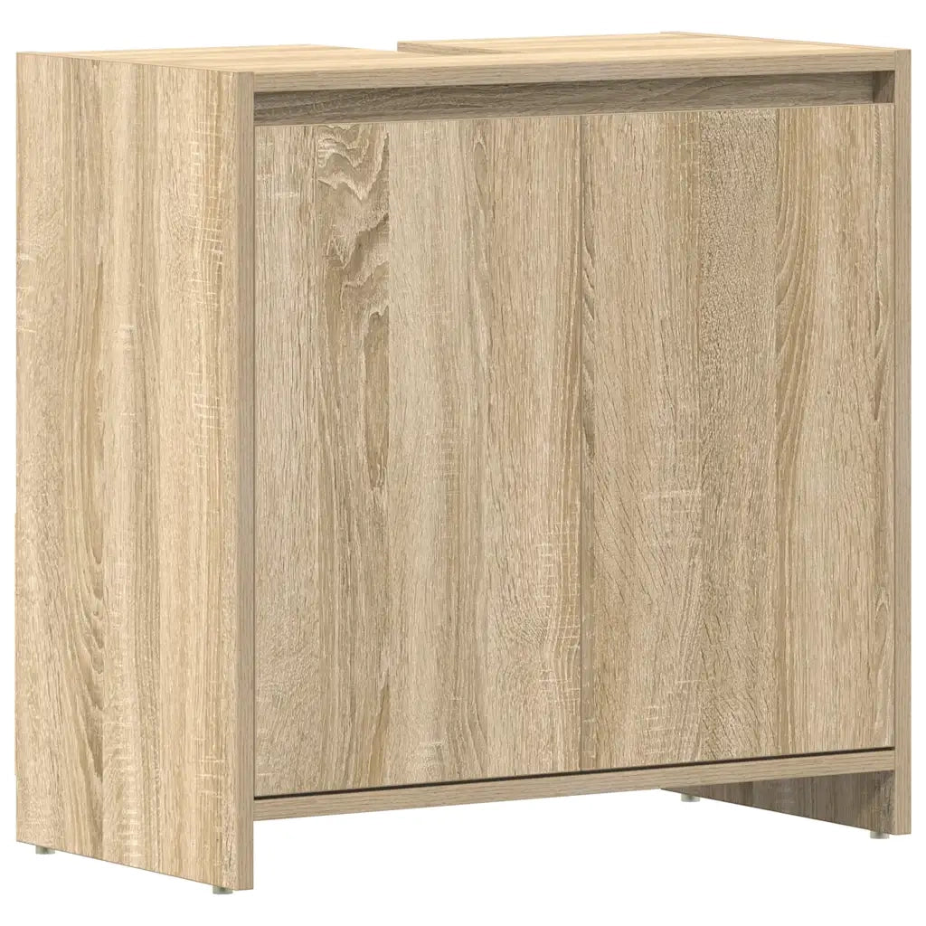 Armadio da Bagno Rovere Sonoma 60x33x61 cm in Truciolato cod mxl 15385