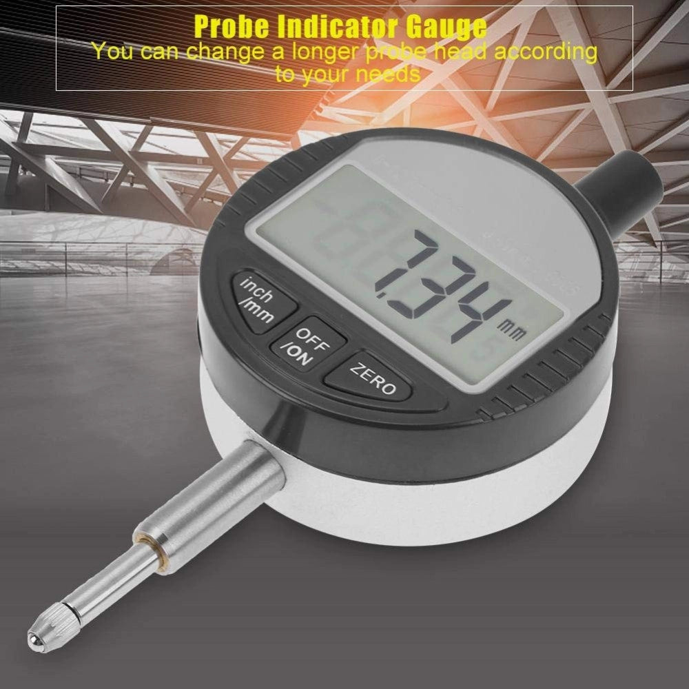 Trade Shop - Comparatore Centesimale Digitale Con Display 0-12,7mm/0,5" Tornio  0,01mm/0,005" -