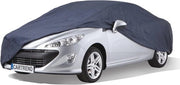 Autoafdekzeil garage completo, resistente all'acqua e lavabile, poliestere blu, taglia S