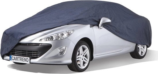 Autoafdekzeil garage completo, resistente all'acqua e lavabile, poliestere blu, taglia S