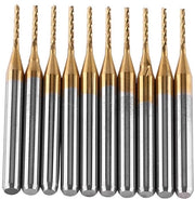 Corona d'oro - 10 pezzi di Vierkante Frees in carburo di tungsteno - Precisie graveren - 1mm formato - Adatto per diversi materiali