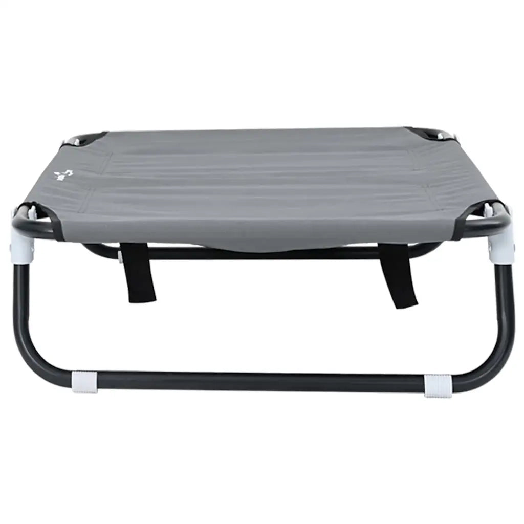 Letto per Cani Grigio chiaro 80 x 55 x 18 cm Acciaio CFW4670206