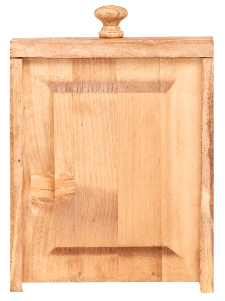 Biscottini Tavolino consolle Country in legno massello di tiglio finitura naturale L73xPR36xH75 cm. Made in Italy