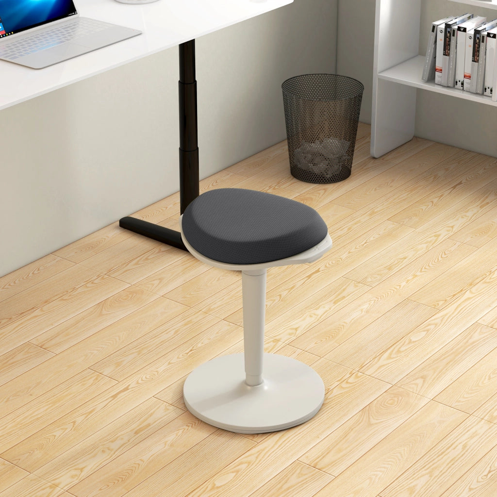 Sgabello Ergonomico Regolabile in Altezza ¨C Zephmum ¨C Grigio 42.5x35.5x56.5-71.5cm