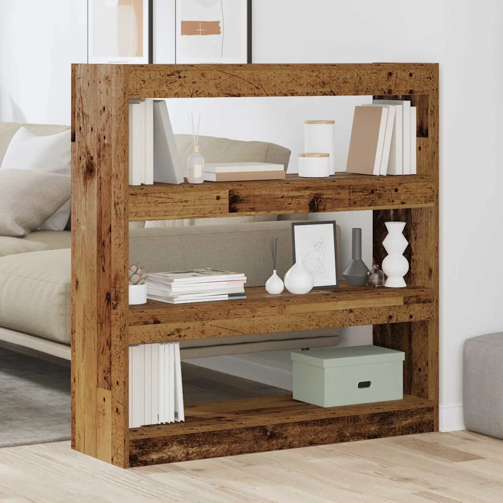 Armadio per Libri Legno vecchio 100 x 30 x 103 cm 862724