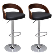 Sgabelli da Bar 2 pz in Legno Curvato   cod mxl 63854