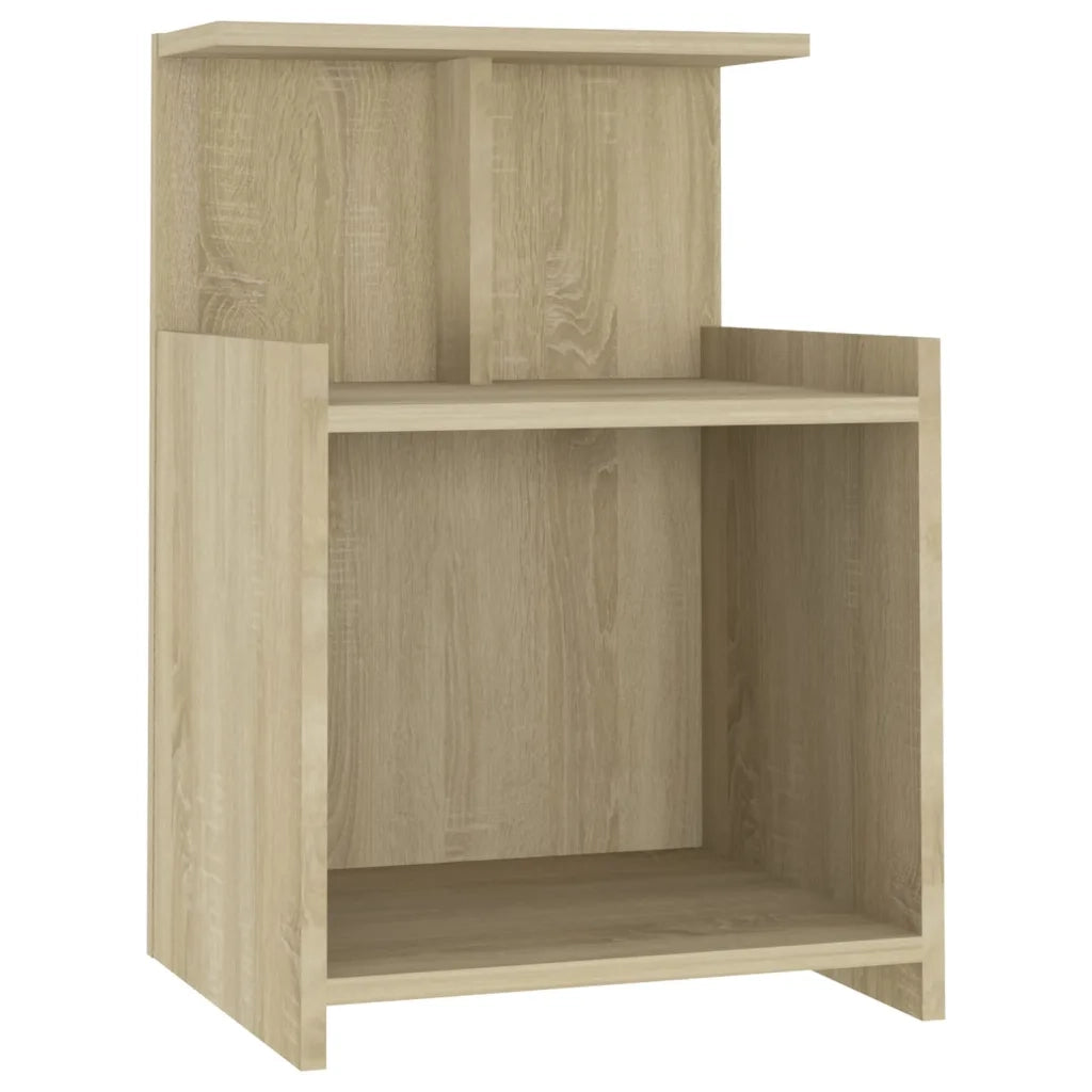 Comodini 2pz Rovere Sonoma 40x35x60 cm in Legno Multistrato 806182