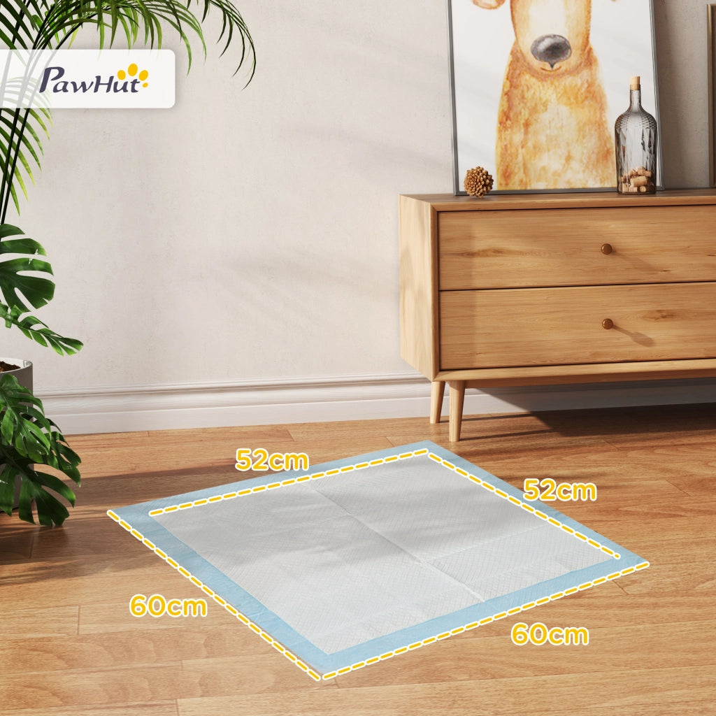 Tappetini Igienici per Cani 6 Strati ¨C zephmum ¨C 60x60 cm Blu e Bianco