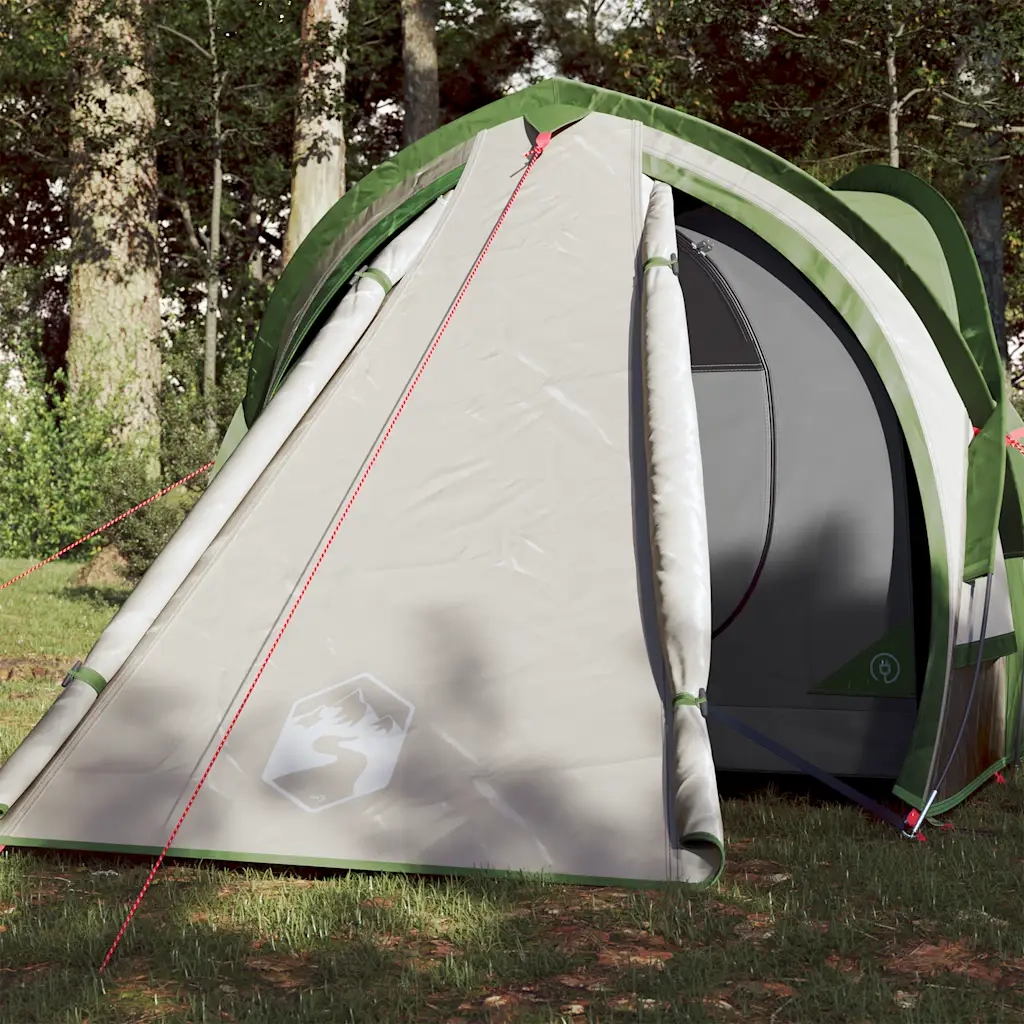 Tenda da Campeggio a Cupola per 2 Persone Verde Impermeabile 94339
