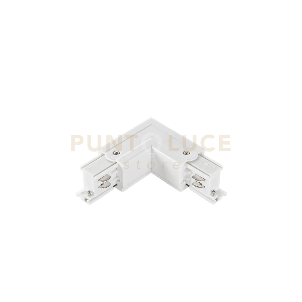 LED-RAIL-L-SX-DA-BCO CONNESSIONE AD L SINISTRA PER BINARIO TRIFASE RAIL BIANCO DALI 11,2X411,2CM