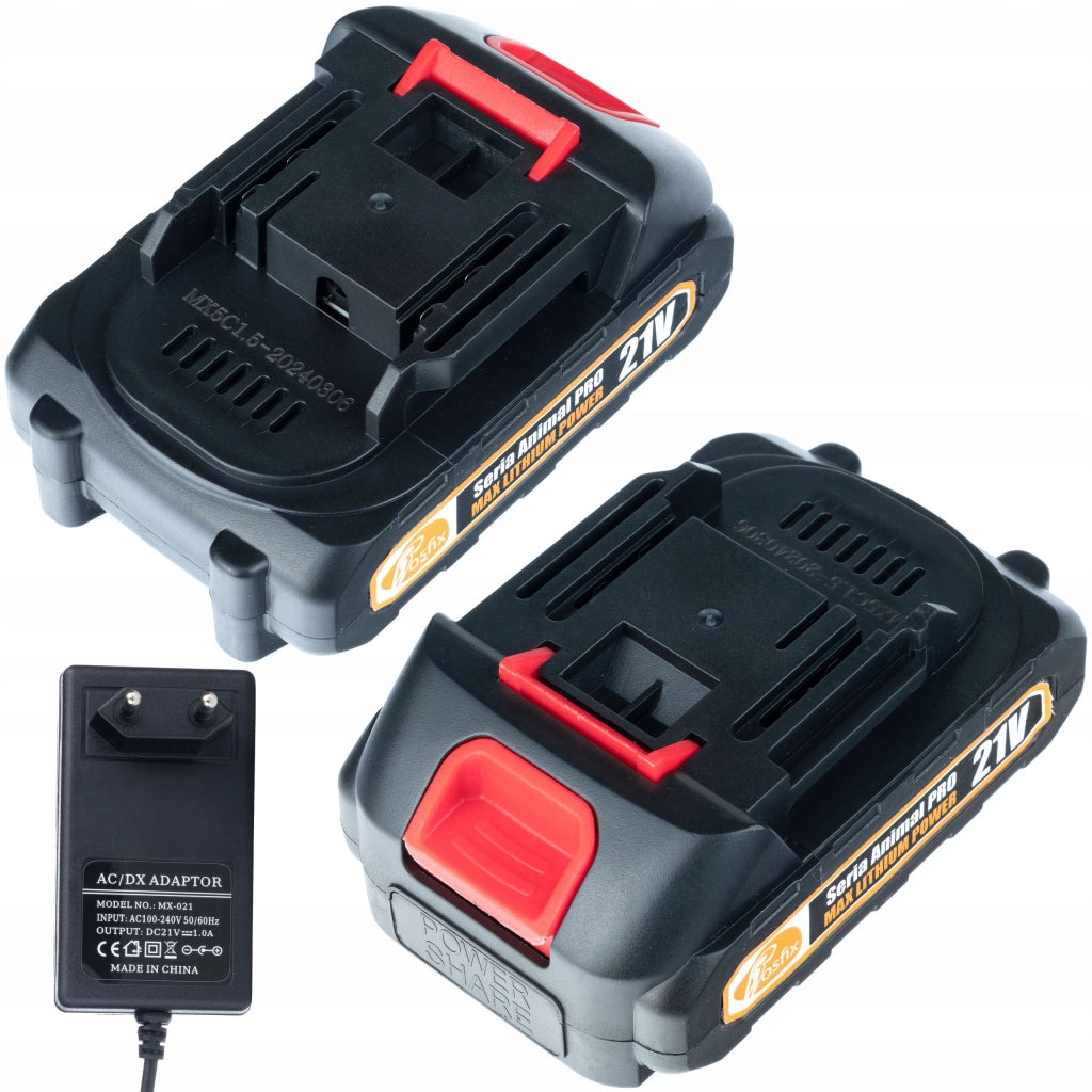 Motosega a Batteria Rosfix Blue Piranhia GP21V – 21V, 2 Batterie, 1200W | Taglio Rami e Legno, Lavori Giardinaggio