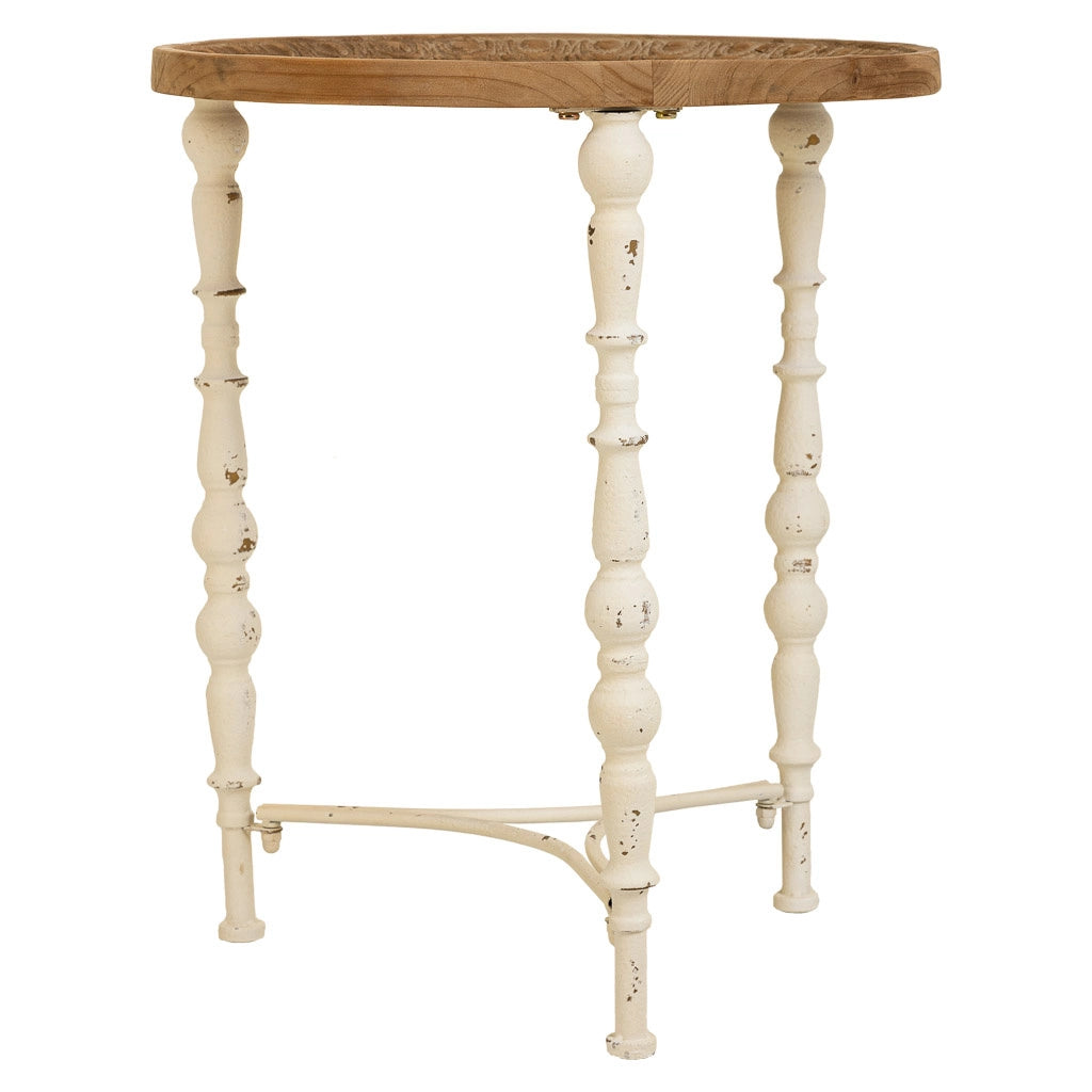 Tavolino in legno marrone 51x51x61h