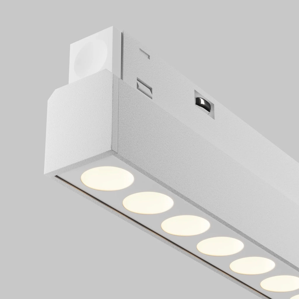 Maytoni Lampada da binario moderna Exility Points 1 luce LED integrato bianco alluminio