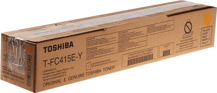 ORIGINAL Toshiba toner giallo T-FC415EY 6AJ00000182 ~33600 Seiten