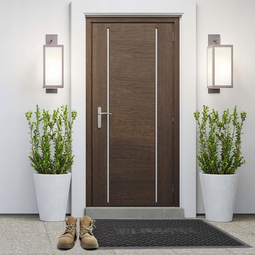 Zerbino d'ingresso KADAX per esterni e interni in gomma, 75x45 cm
