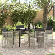Set da Pranzo per Giardino 5 pcs Grigio chiaro 3380666