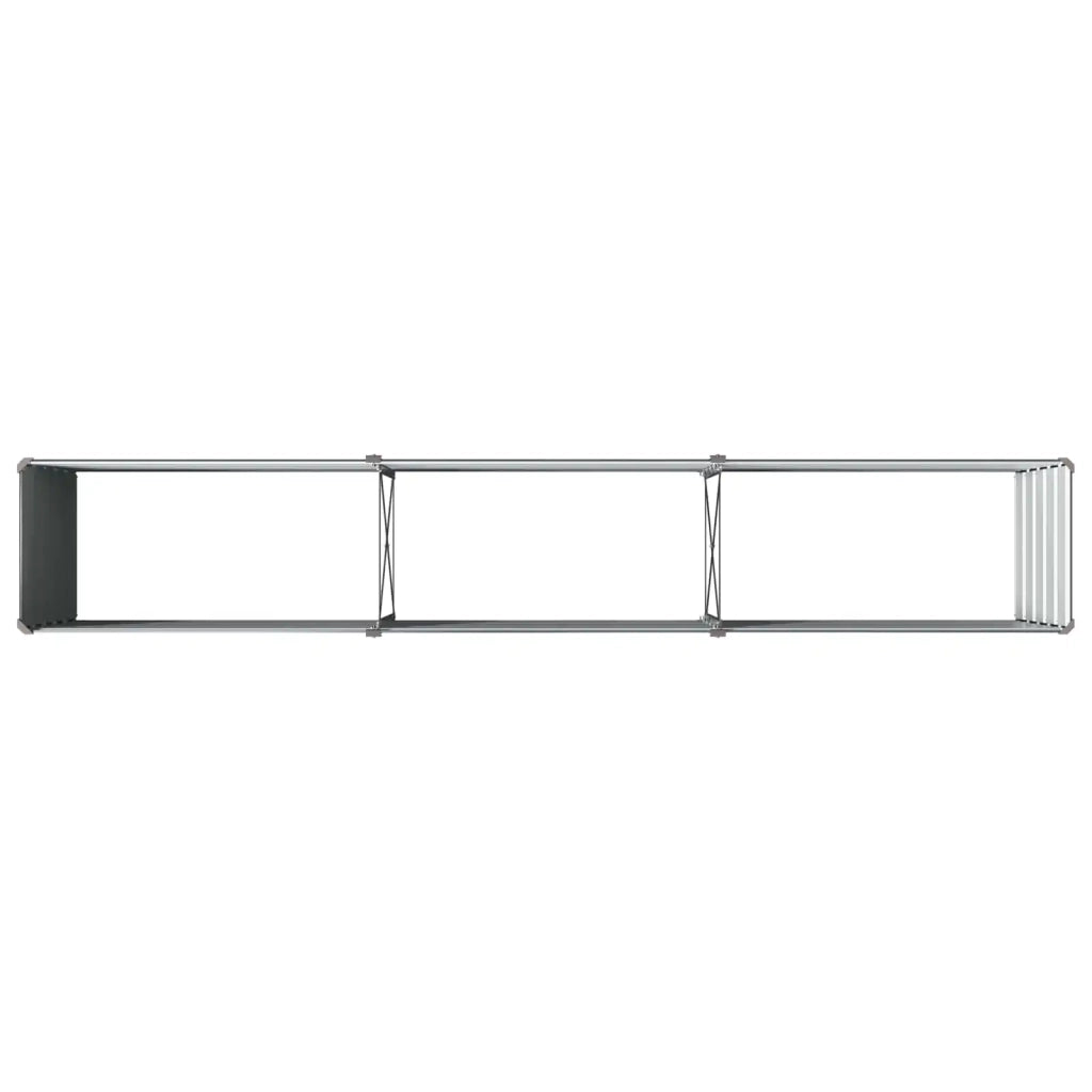 Letto rialzato da giardino Antracite 240 x 40 x 55 cm 8006257