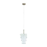 Lampada a sospensione moderna Alfa Creo E27 Ø17cm cromo