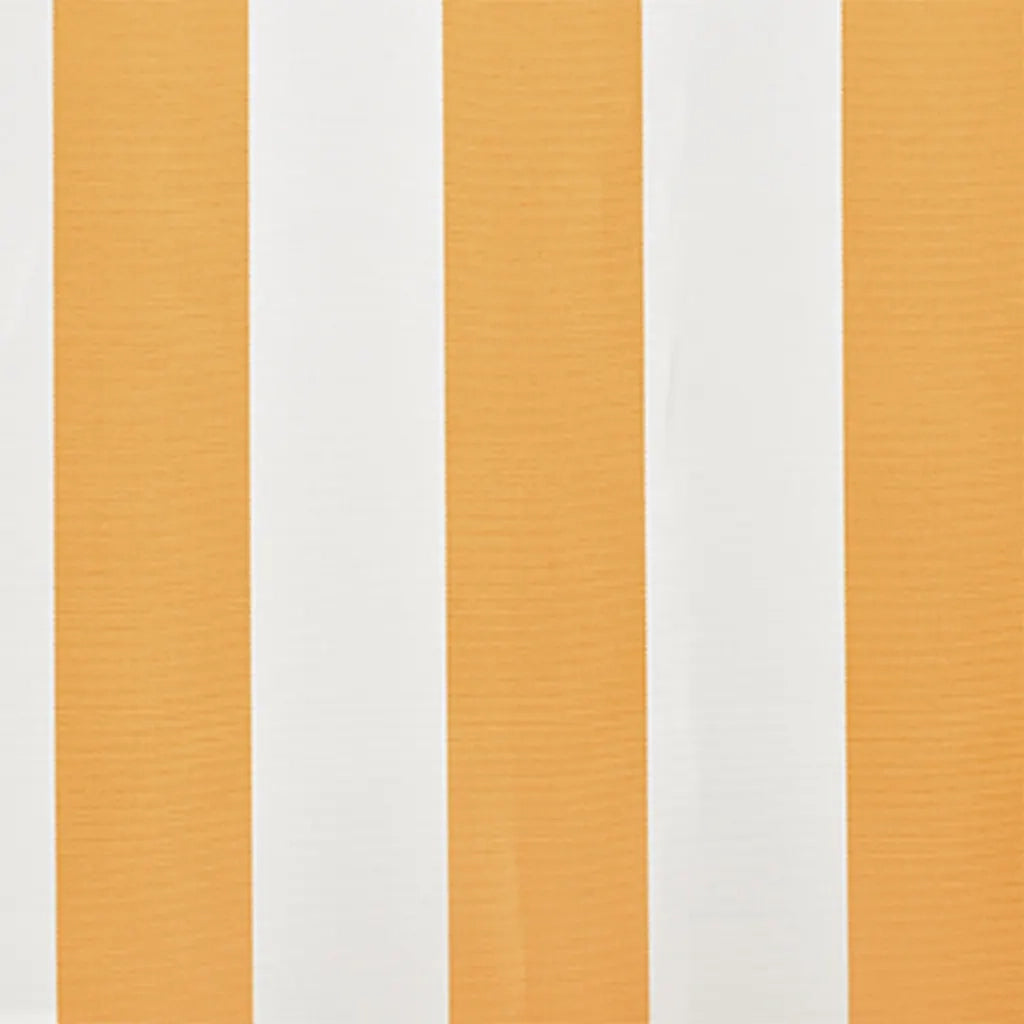 Tenda Parasole Tela Giallo e Bianco 6x3m (Telaio non Incluso) 141018