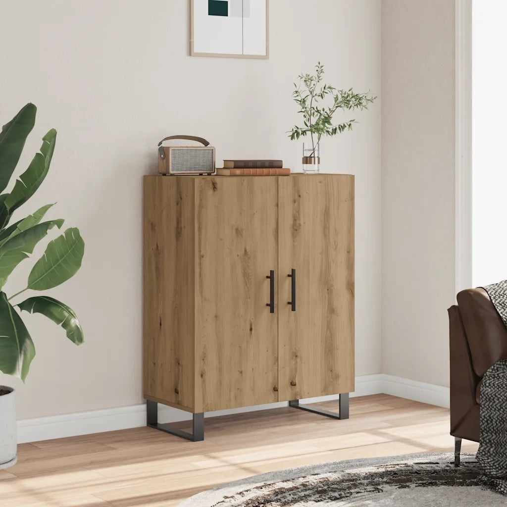 Credenza Rovere Artigianale 69,5x34x90 cm in Legno Multistrato 857182