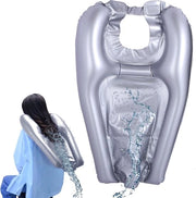 Cassa d'acqua - Cassa d'acqua gonfiabile - Lavabo - Per parrucchieri - Lavabo portatile - Assistenza a domicilio - Da non perdere!