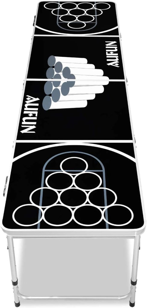 Beer Pong - Set di 100 tazze e 5 palline per giochi di bere, giochi di festa, giochi di lancio e giochi classici