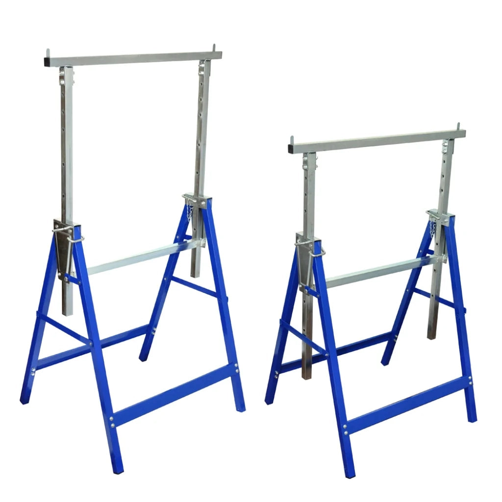 Set di due cavalletti telescopici per attrezzi da garage officina e fai da te 3402066