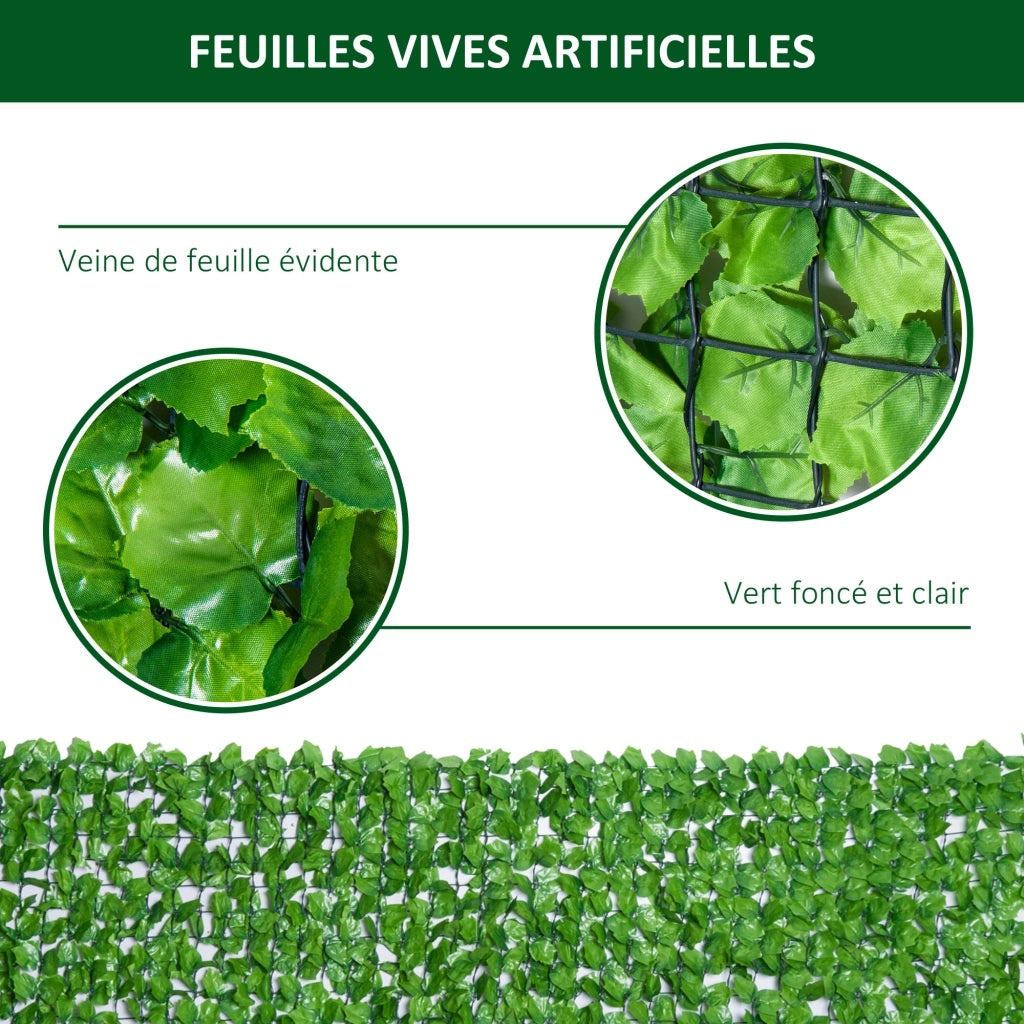 Hedge Artificiale Brise-Vue ¨C zephmum ¨C Verde 300x100 cm