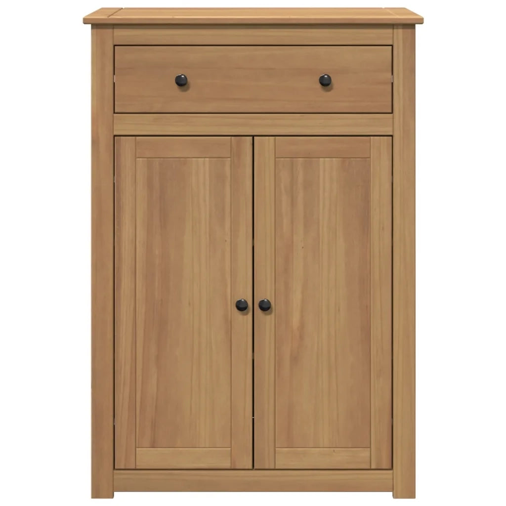 Scarpiera PANAMA 80x40x114 cm Legno Massello di Pino 4016391
