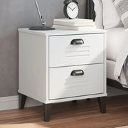 Comodino-Tavolino da notte VIKEN Bianco in Legno Multistrato 531844
