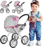 Poppenwagen moderno per bambini - Accessori per bambola - Altezza 54 cm Gondola KP0260S